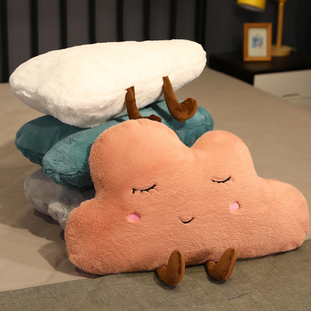Kawaii chmura pluszowa poduszka - miękka i puchata, idealna dekoracja do domu, prezent urodzinowy dla dzieci - Wianko - 7
