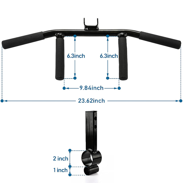 Akcesorium do siłowni - Fitness Multi Grip uchwyt T-bar do wiosłowania na brzuchu, trening stabilizacji mięśniowej i wzmacniania pleców - Wianko - 1