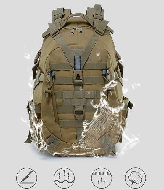 Tactical Army Molle 40L - plecak wspinaczkowy wojskowy mężczyźni - Wianko - 8