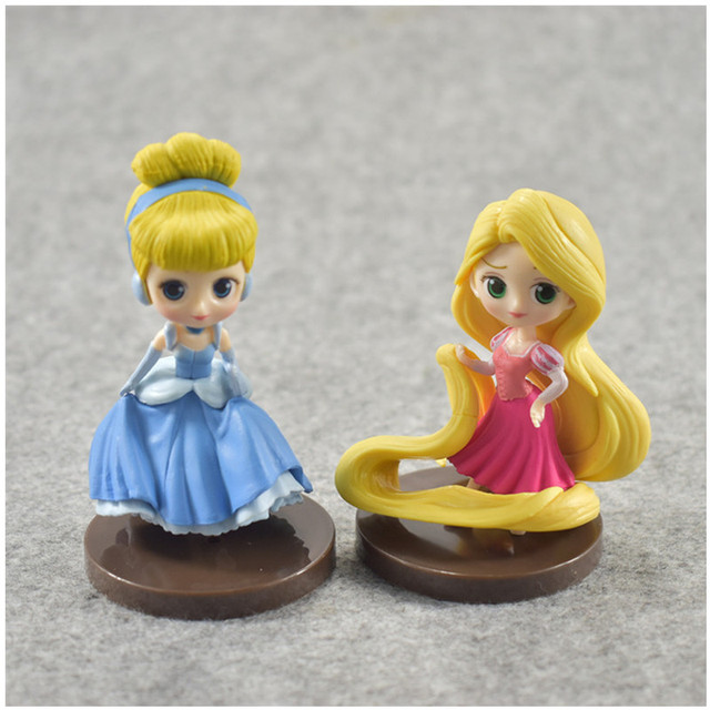 Figurki Mini księżniczka śnieg biała syrenka Disney 8 sztuk 6-8 cm PVC - wysoka jakość - Wianko - 6