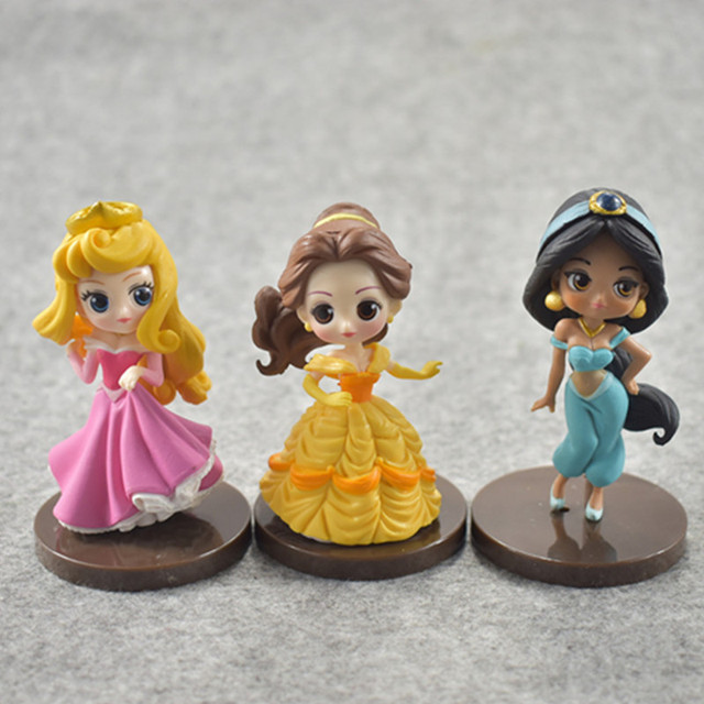 Figurki Mini księżniczka śnieg biała syrenka Disney 8 sztuk 6-8 cm PVC - wysoka jakość - Wianko - 5