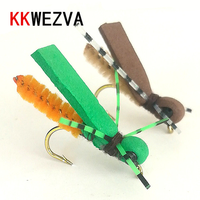 Wędkarskie przynęty owady suche pływające KKWEZVA - zestaw 14 sztuk - Wianko - 1