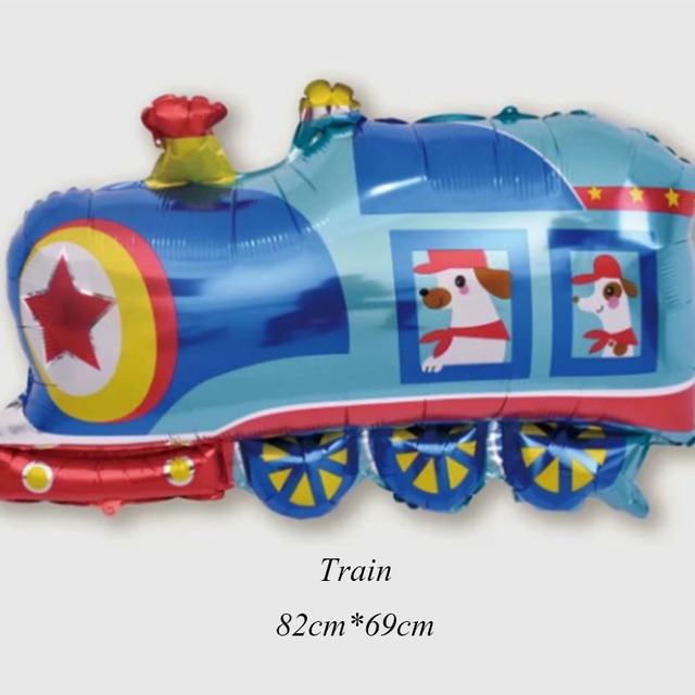 Balon foliowy z wizerunkiem strażackiego wozu zbiornikowego - duży rozmiar, własnoręczna dekoracja cartoon dla dzieci - Wianko - 6