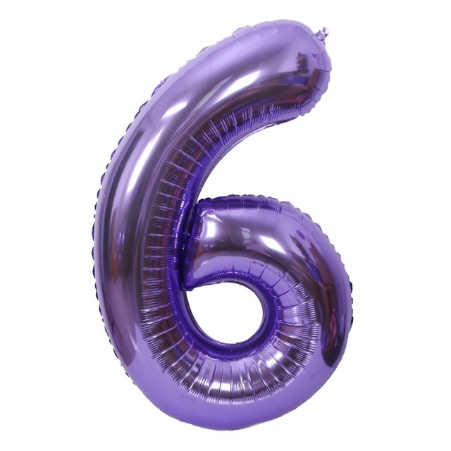 40 cal fioletowy czarny Macaron balon z cyframi 0-9 Baby Shower urodziny dekoracja balonowa - Wianko - 6