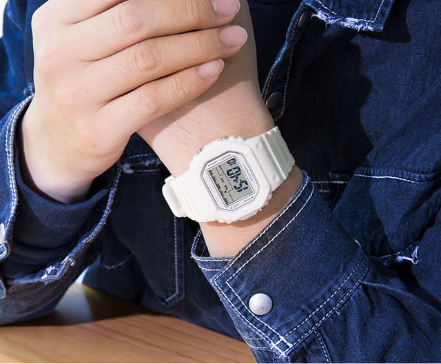 Zegarek mężczyźni Relojes Deportivos cyfrowy Retro złoty elektroniczny S Shock Sport z silikonowym paskiem, idealny dla aktywności fizycznej - Wianko - 3