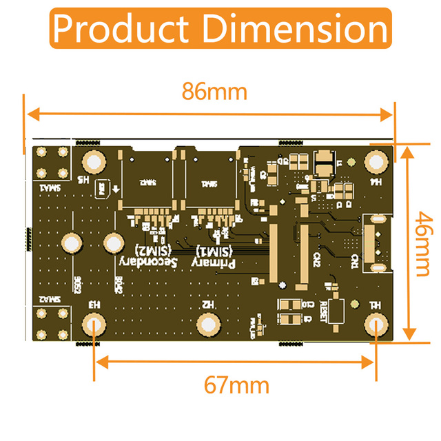 Karta rozszerzeń M.2 na USB 3.0 z dwoma gniazdami, karta NANO SIM, obsługa 3G/4G/5G, wifi - Wianko - 9