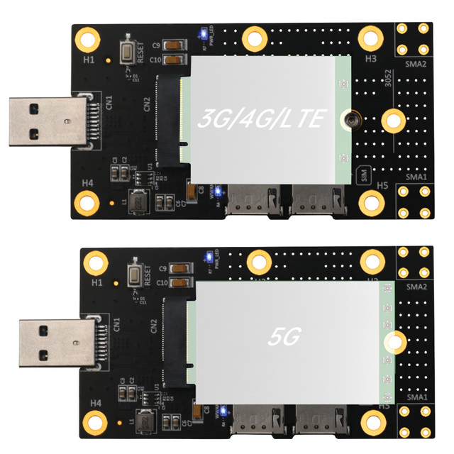Karta rozszerzeń M.2 na USB 3.0 z dwoma gniazdami, karta NANO SIM, obsługa 3G/4G/5G, wifi - Wianko - 8