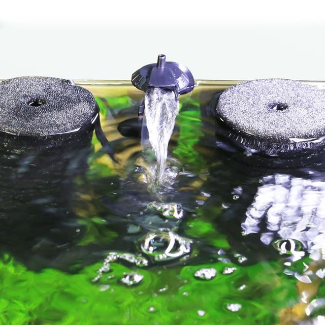 Akwarium zatapialna pompa filtrująca podwójna gąbka biochemiczna i pompa powietrza - sprzęt do stosowania w wodzie - Wianko - 8