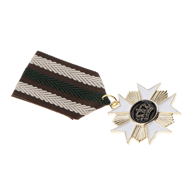 Medal z wstążką, jednolita broszka w stylu marinistycznym, dla mężczyzn, chłopców i dzieci w stylu Cosplay (3 sztuki) - Wianko - 8