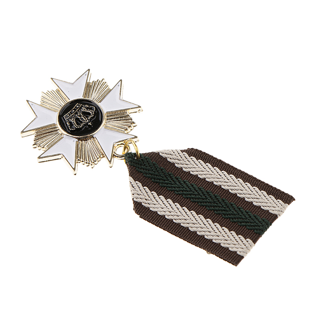 Medal z wstążką, jednolita broszka w stylu marinistycznym, dla mężczyzn, chłopców i dzieci w stylu Cosplay (3 sztuki) - Wianko - 6