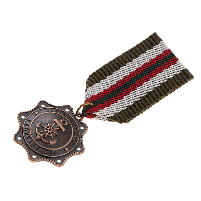 Medal z wstążką, jednolita broszka w stylu marinistycznym, dla mężczyzn, chłopców i dzieci w stylu Cosplay (3 sztuki) - Wianko - 7