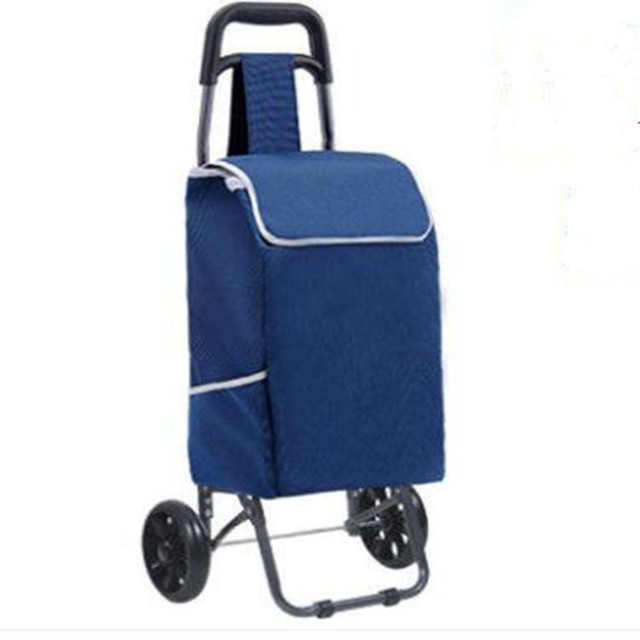 Najnowsza torba do wózka sklepowego z przenośnym uchwytem i wytrzymałą, dwuwarstwową tkaniną Oxford oraz odporną na zużycie powłoką przeciwdeszczową - Wianko - 6