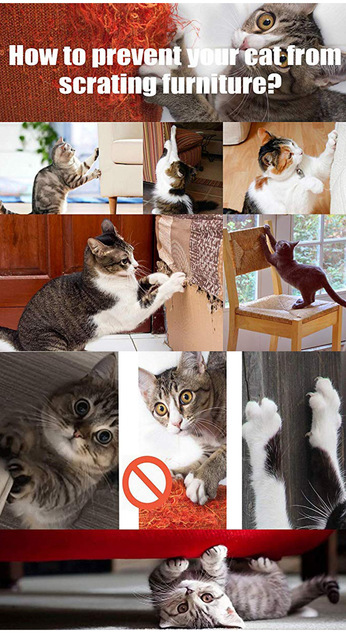 Kreatywna deska do drapania dla kota - mata Sisal do pazurów - ochrona sofy - artykuły dla kotów - Wianko - 6