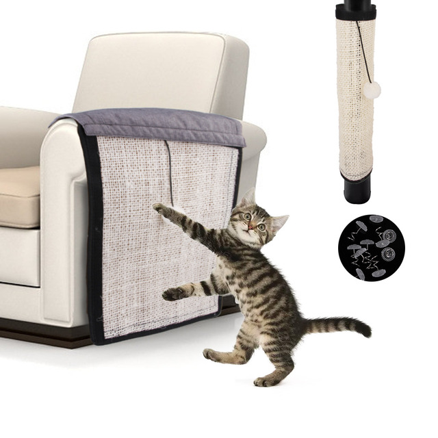 Kreatywna deska do drapania dla kota - mata Sisal do pazurów - ochrona sofy - artykuły dla kotów - Wianko - 10