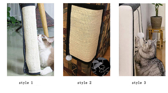 Kreatywna deska do drapania dla kota - mata Sisal do pazurów - ochrona sofy - artykuły dla kotów - Wianko - 5