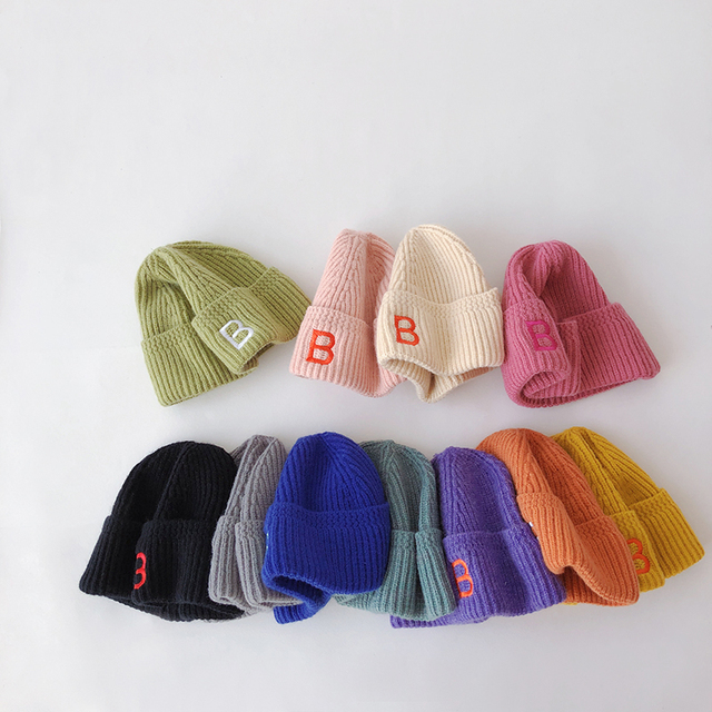 Ciepłe dzianinowe czapki dla dzieci - jesień/zima 11 kolorów - Wianko - 10