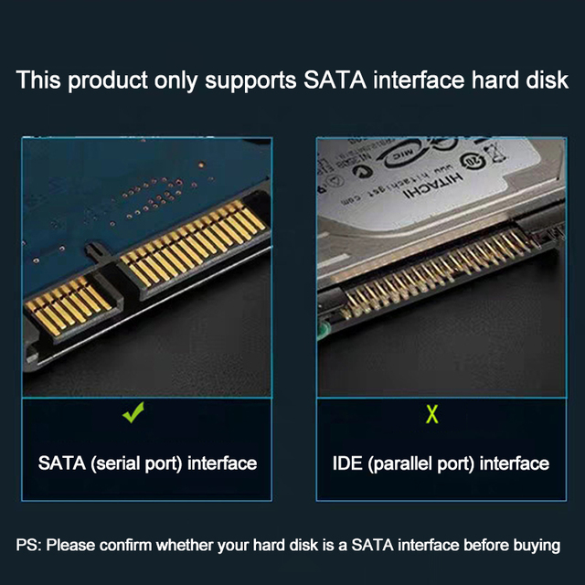 Kabel konwertera USB 3.0 do SATA 3 dla dysków twardych 2.5 i 3.5 HDD/SSD - adapter Samsung, Seagate, WD - Wianko - 2