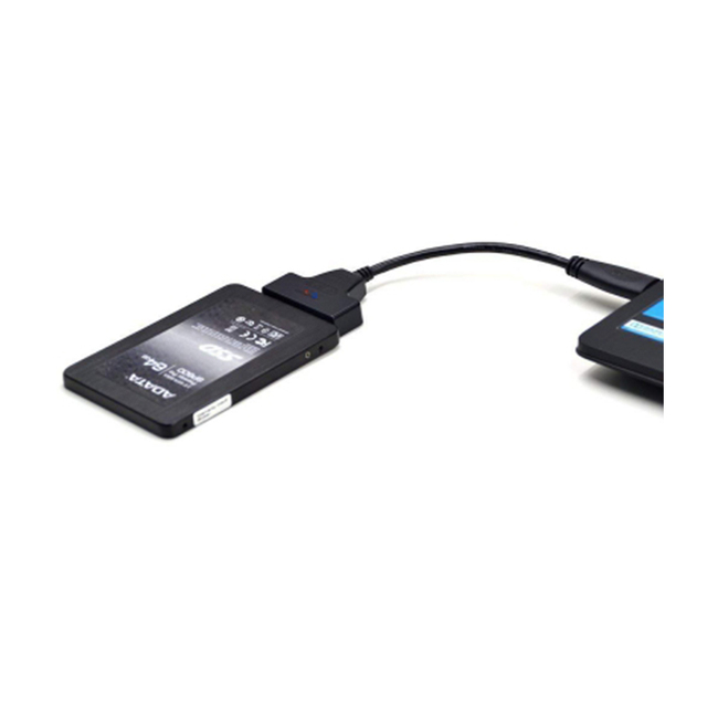 Kabel konwertera USB 3.0 do SATA 3 dla dysków twardych 2.5 i 3.5 HDD/SSD - adapter Samsung, Seagate, WD - Wianko - 8