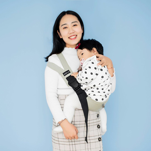 Chusta do noszenia dzieci: śpiący pasek nosidło dla niemowląt, regulowana talia, spódniczka bawełniana - Wianko - 4