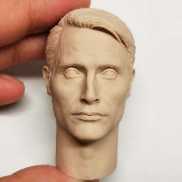 Figurka akcji Mads Mikkelsen Szef Sculpt w skali 1/6 dla 12'' lalki - nr 609 - Wianko - 1