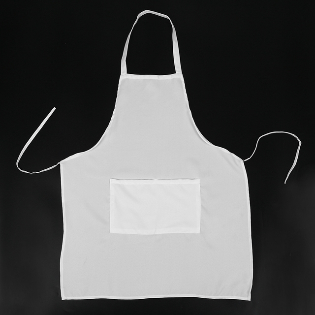 Fartuch kucharza biały 73x58 cm - idealny do kuchni domowej i restauracji - Wianko - 5