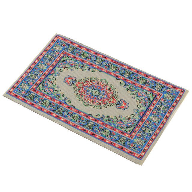 Miniaturowy dywan turecki do składania dla lalek - dekoracja do domku i ogrodu - Wianko - 2