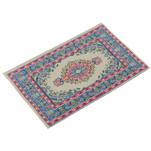 Miniaturowy dywan turecki do składania dla lalek - dekoracja do domku i ogrodu - Wianko - 6