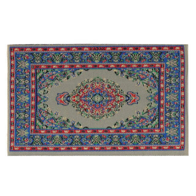 Miniaturowy dywan turecki do składania dla lalek - dekoracja do domku i ogrodu - Wianko - 3
