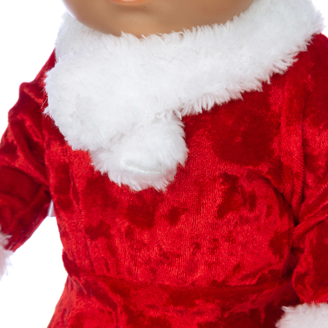 Nowy zestaw ubranek na Boże Narodzenie dla lalek reborn i lalki o długości 43 cm - Wianko - 15