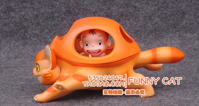 Figurka akcji Tonari no Totoro Mei i Totoro. Model autobusu zabawki - Wianko - 2