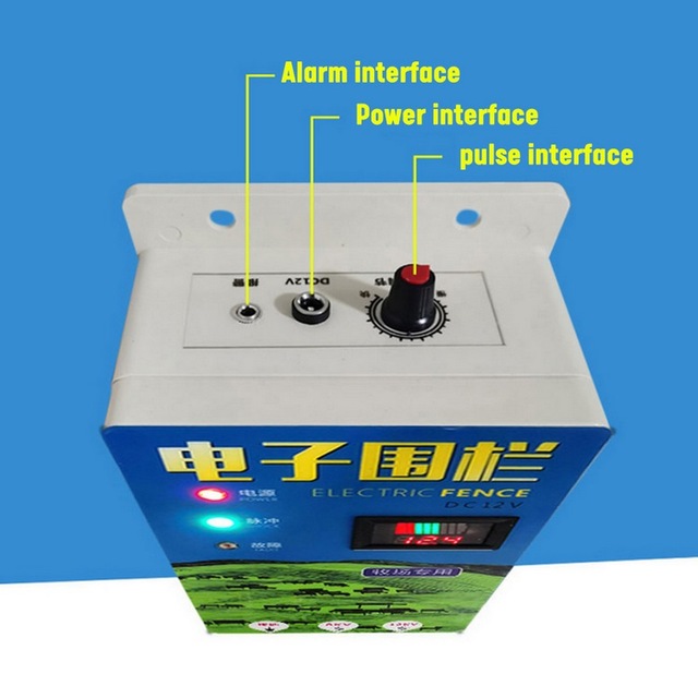 Elektryczne ogrodzenia dla zwierząt 5/10km z energizerem, wysokim napięciem i sterownikiem impulsowym, do hodowli zwierząt - Wianko - 2