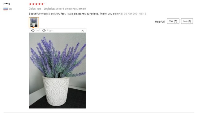 Bukiet 5 widelców sztuczne kwiaty lawenda z prowansji - dekoracyjne rośliny do ogrodu i wnętrz - Wianko - 17