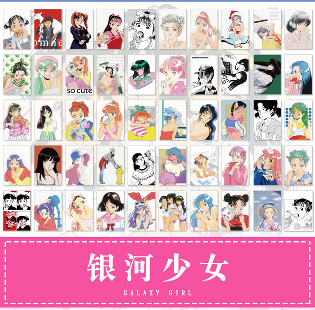 50 sztuk naklejek Anime Kawaii z ładną dziewczyną do scrapbookingu i dekoracji - DIY, biuro, telefon - Wianko - 5