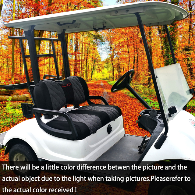 Pokrowce na wózek golfowy EZGO TXT i RXV - oddychający poliester z siateczką, zmywalne, nowe - Wianko - 10