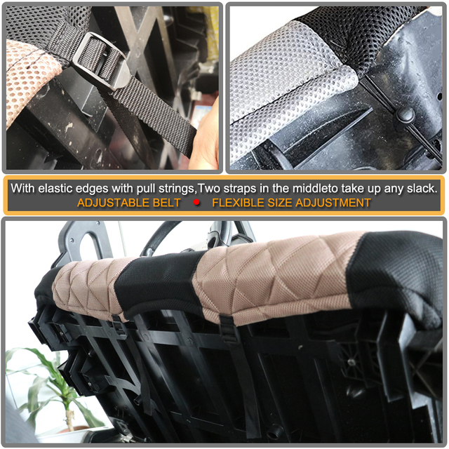 Pokrowce na wózek golfowy EZGO TXT i RXV - oddychający poliester z siateczką, zmywalne, nowe - Wianko - 3