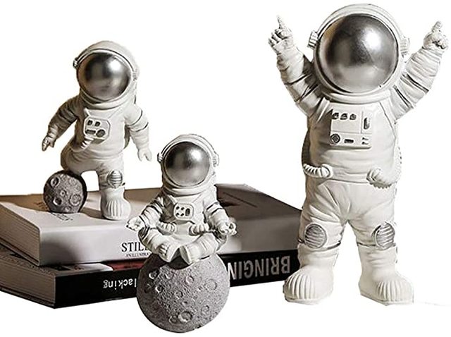 Zestaw dekoracji DIY Astronauta - Mini Figurka Rysunek Beeldje Pop Home Decor, idealny prezent - Wianko - 11