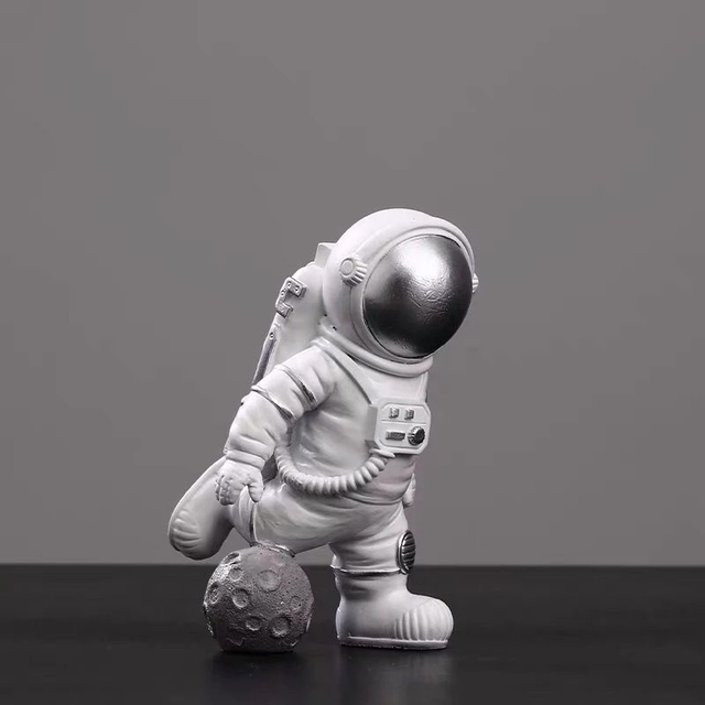 Zestaw dekoracji DIY Astronauta - Mini Figurka Rysunek Beeldje Pop Home Decor, idealny prezent - Wianko - 10