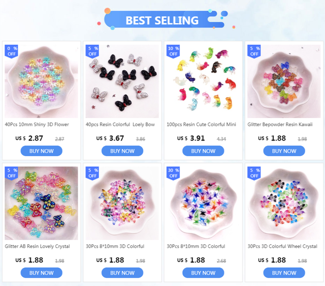 Kryształ górski 26mm żywica glitter snow 6 sztuk, płaskie aplikacje kwiatowe z powrotem, kolorowe kryształy wypukłe z koralikami DIY - idealne do księgi gości na ślub - Wianko - 1