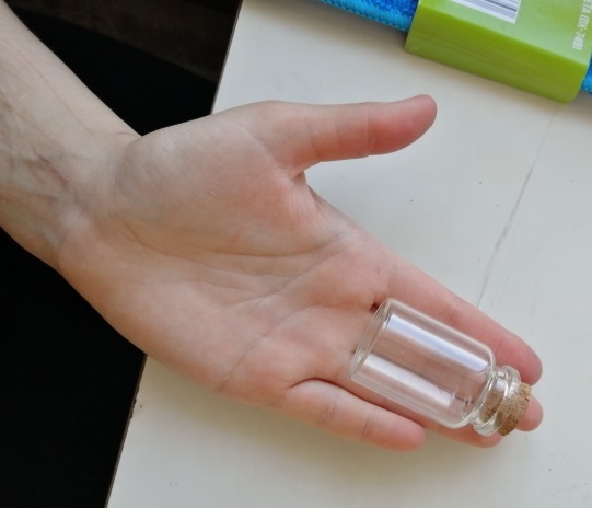 Małe szklane butelki z przezroczystym korkiem, 30x5 mm, pojemność 20ml - Wianko - 8