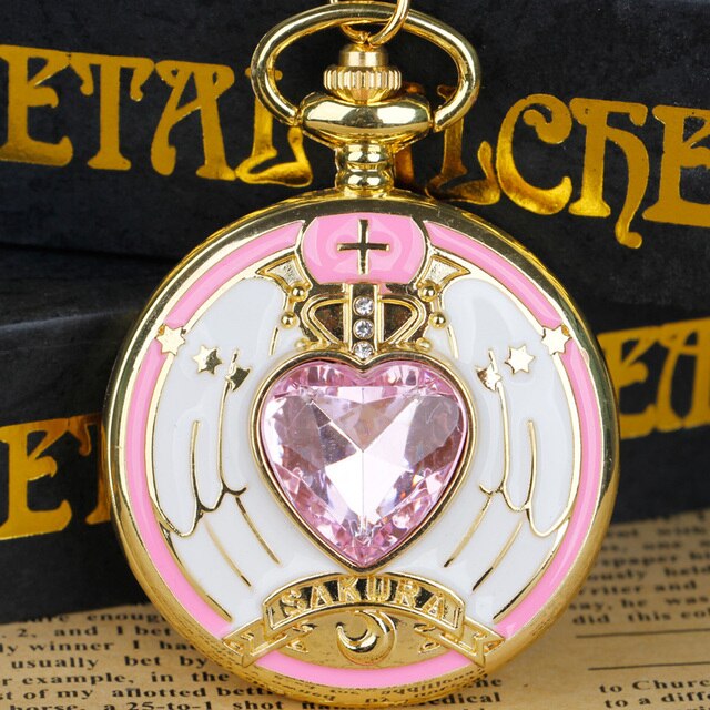 Zegarek kieszonkowy fioletowe serce - top marka, kwarcowy, stylowy wzór, naszyjnik z łańcuchem - prezenty dla mężczyzn i kobiet - Wianko - 7