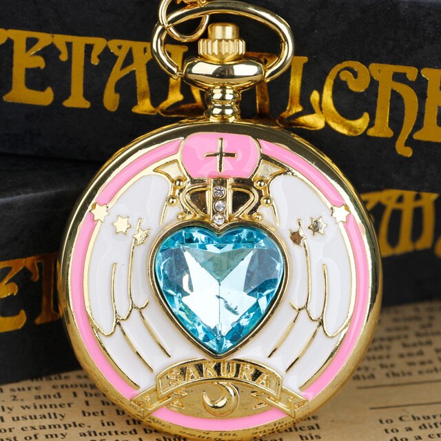 Zegarek kieszonkowy fioletowe serce - top marka, kwarcowy, stylowy wzór, naszyjnik z łańcuchem - prezenty dla mężczyzn i kobiet - Wianko - 10