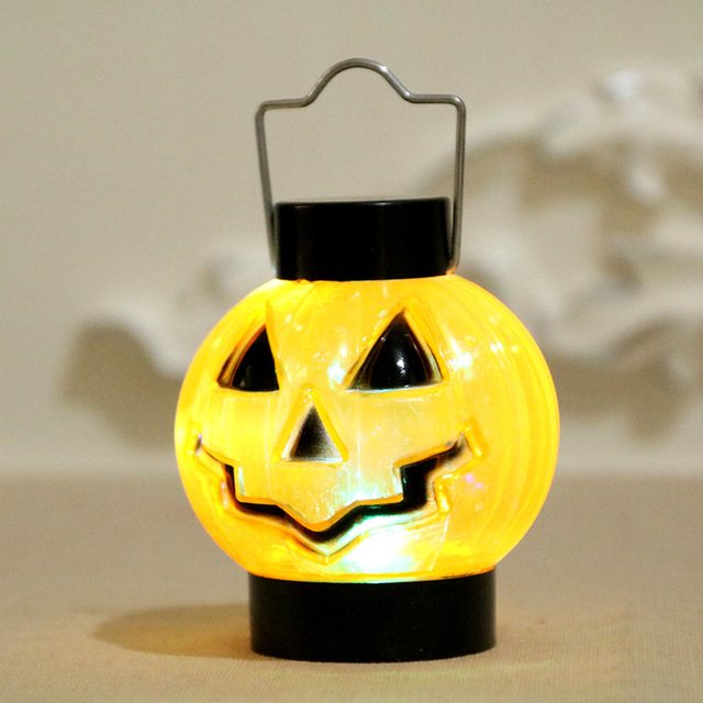 Lampa nocna LED w kształcie dyni - idealna dekoracja na przyjęcia i imprezy z okazji Halloween - Wianko - 4