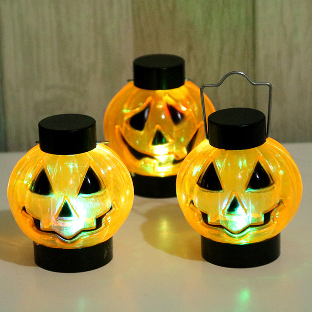 Lampa nocna LED w kształcie dyni - idealna dekoracja na przyjęcia i imprezy z okazji Halloween - Wianko - 2