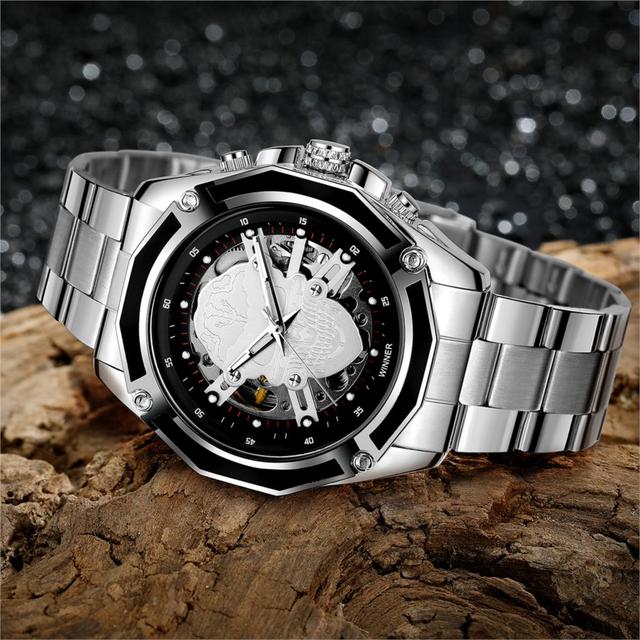 Nowy zegarek męski Forsining 2019 ze szkieletem i szafirowym kryształem, wodoodporny reloj hombre - Wianko - 15