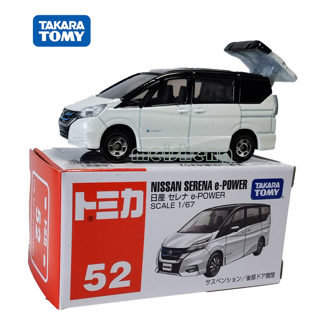 Nissan Serena e-power 1/67 - metalowy model samochodu w skali TAKARA TOMY TOMICA, Toyota Alphard 52 - prezenty dla miłośników zabawkowych pojazdów - Wianko - 1