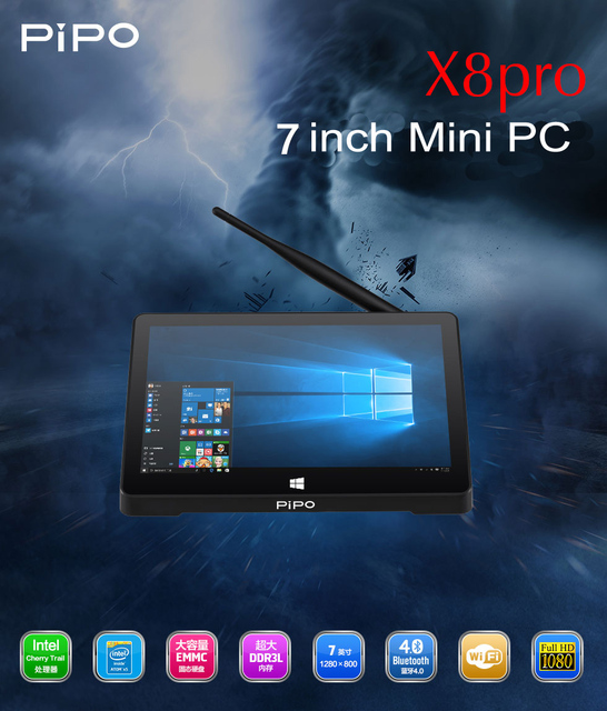 PiPO X8 PRO Mini PC z systemem Windows 10 i Androidem 5.1, 64 bity, 2 GB RAM, 32 GB ROM, czterordzeniowy minikomputer - Wianko - 1