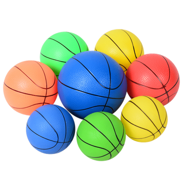 Gumowa piłka do koszykówki piłki nożnej dla dzieci - 6 Cali, Sensory Play, Kinder Speelgoed - Wianko - 1