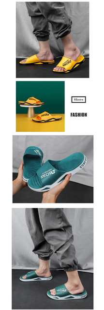 Męskie sportowe kapcie KEEROP PVC - trendy obuwie plażowe, antypoślizgowe oraz oddychające Flip Flop - Wianko - 10