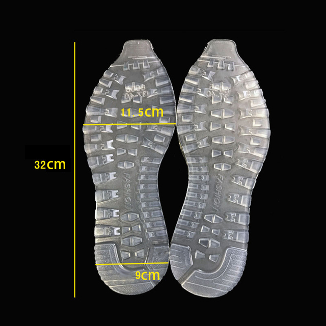 Podeszwy gumowe antypoślizgowe do wymiany - odporna na zużycie naprawa butów - Wianko - 8
