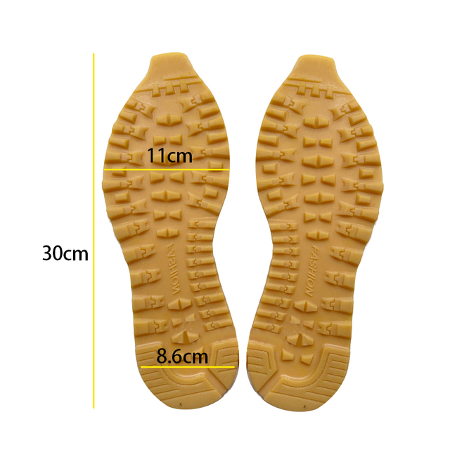 Podeszwy gumowe antypoślizgowe do wymiany - odporna na zużycie naprawa butów - Wianko - 6